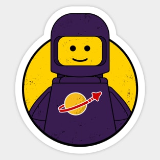 Spaceman Purple Sticker